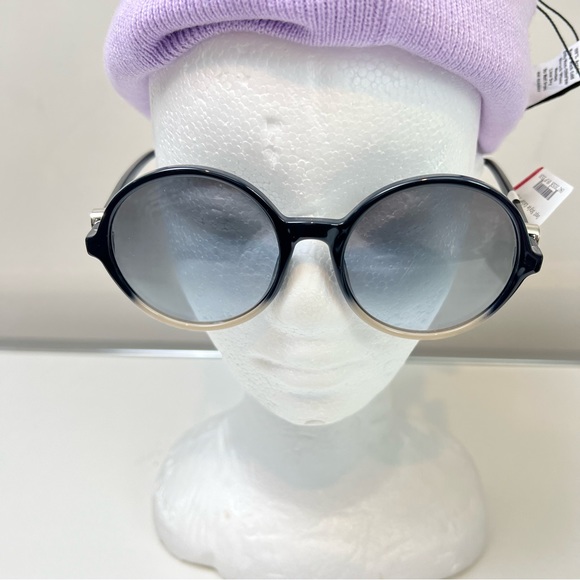 Fendi Dark Blue/Rim Cream Tinted Sunglasses - Picture 5 of 7